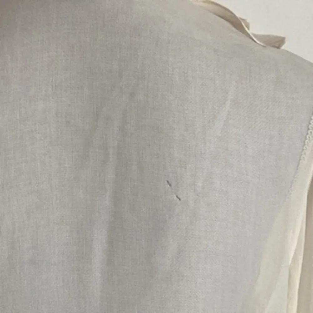 Classieques Nordstrom Silk Ruffled Long Sleeve Blouse sz XS Romantic Boho Chic - Picture 8 of 10